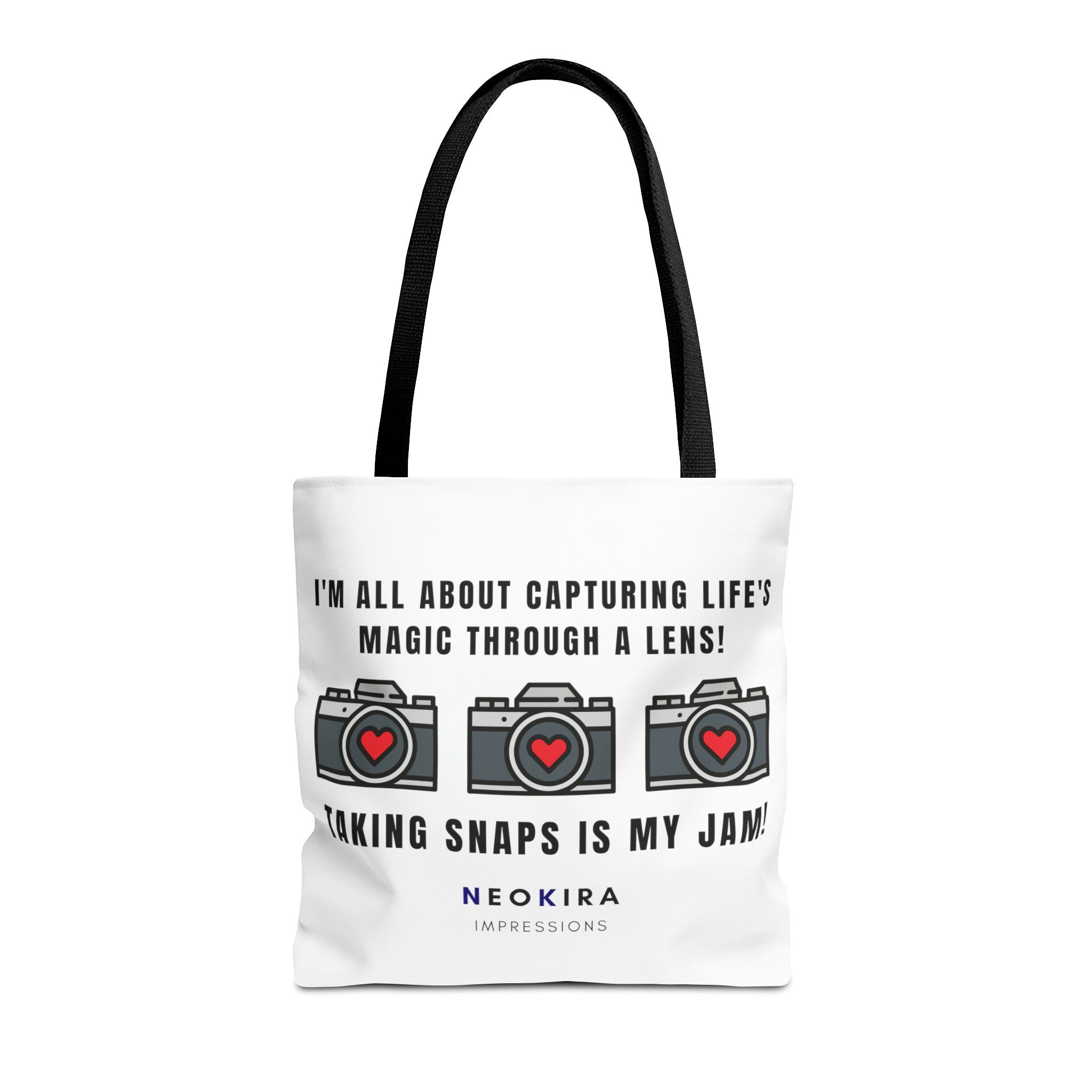 TAKING SNAPS IS MY JAM Tote Bag Tote Bag Printify 16