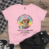 CUANDO LLEGAN A BUSCARME ANTES DE TIEMPO Women's Midweight Cotton Tee T-Shirt Printify Light Pink S 