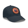 BORICUA DE PURA SANGRE Dad Hat with Leather Patch (Round) Caps Printify   