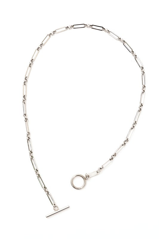 18K STAINLESS STEEL TOGGLE CHAIN NECKLACE - NeoKira Unlimited