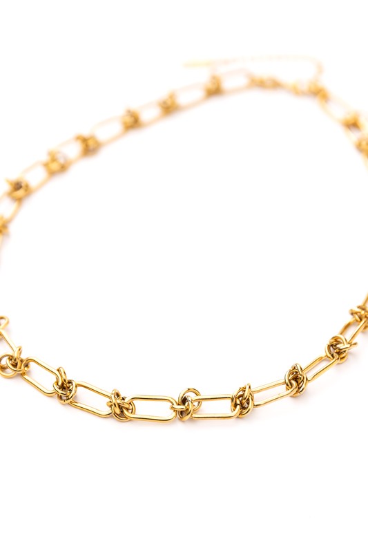 18K STAINLESS STEEL BARBED WIRE CHAIN NECKLACE - NeoKira Unlimited