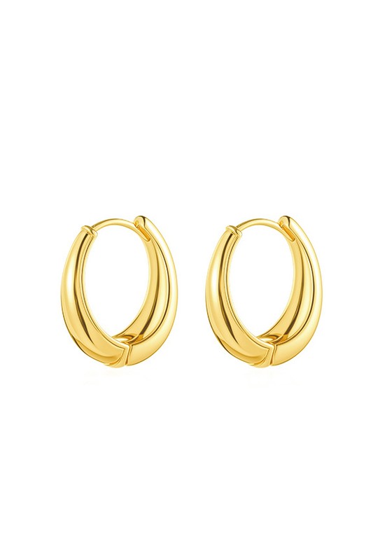 14K STAINLESS STEEL EVERYDAY HUGGIE EARRINGS - NeoKira Unlimited