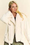 Davi & Dani Faux Fur Zip Up Jacket - NeoKira Unlimited