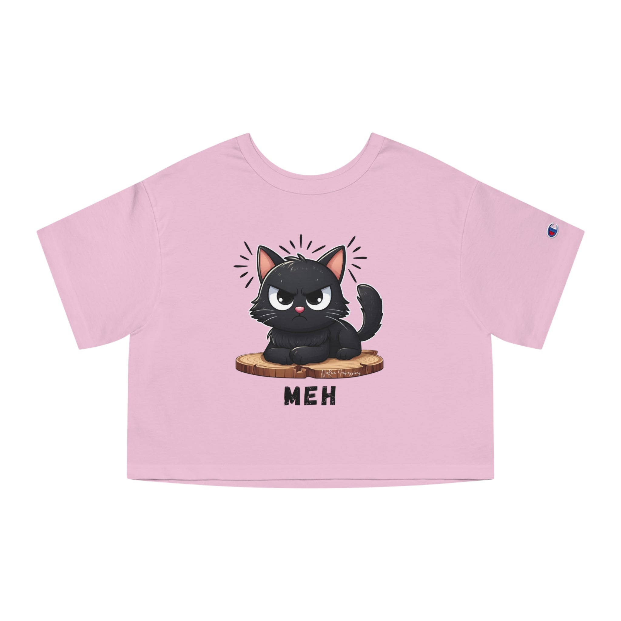 MEH Champion Women's Heritage Cropped T-Shirt Crop Tee Printify   