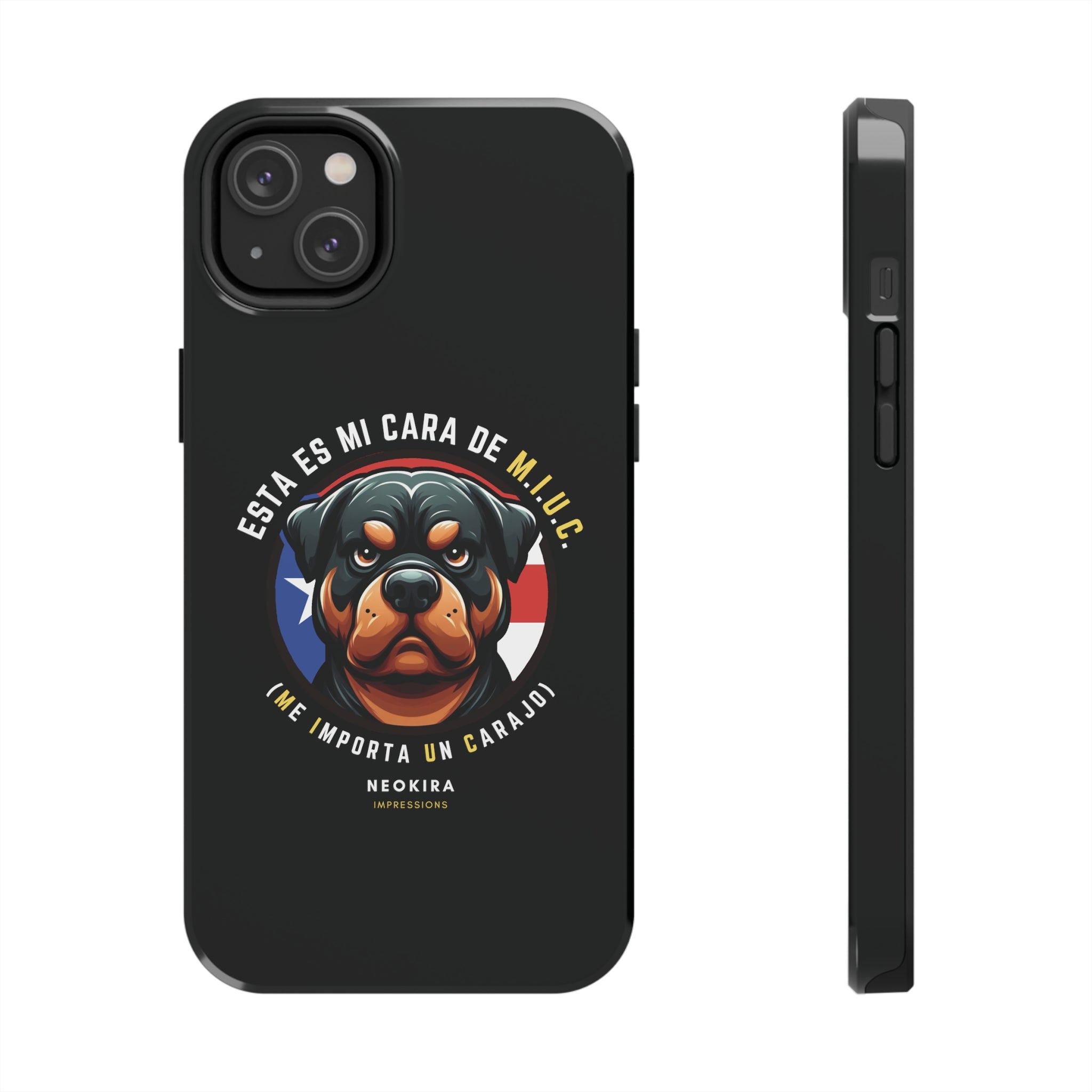 M.I.U.C. (BLACK) Tough Phone Cases Phone Case Printify   