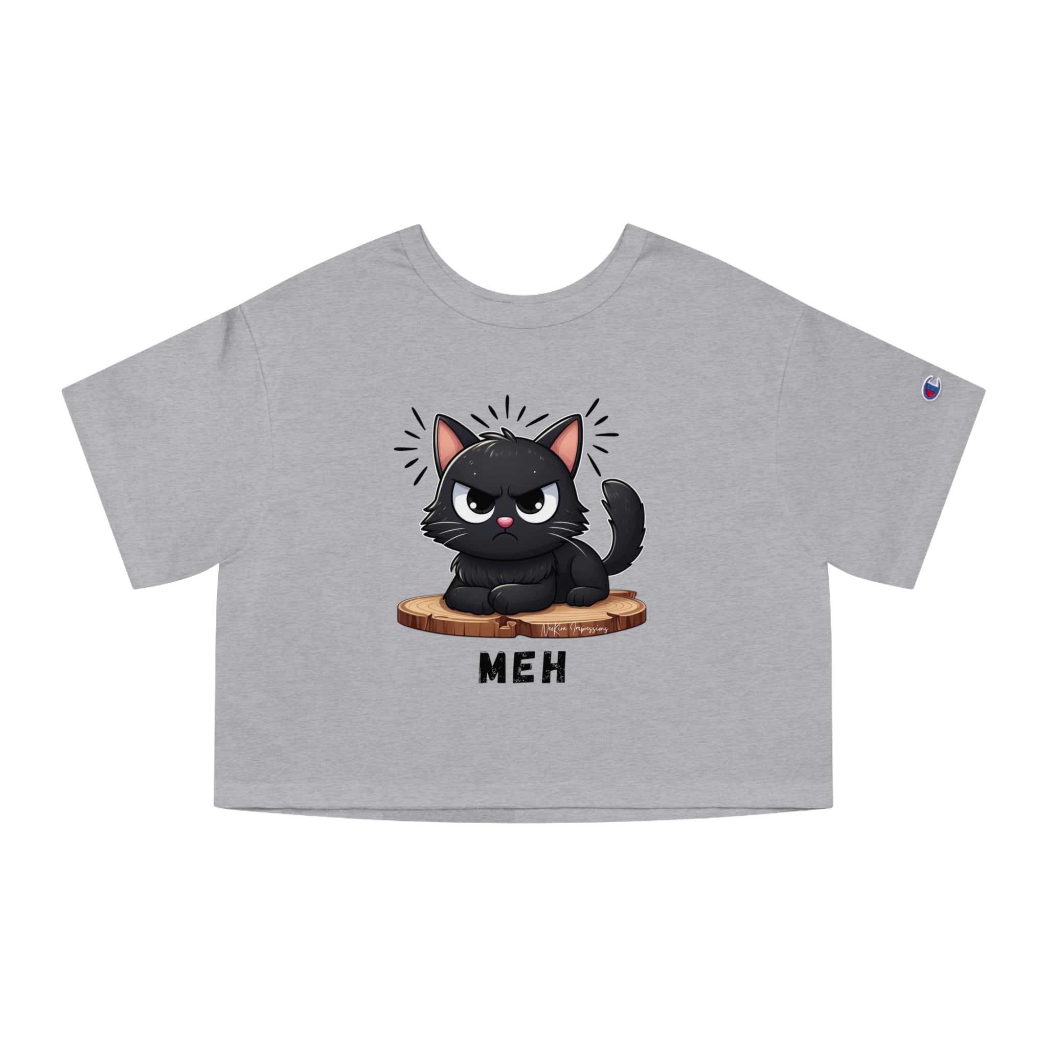 MEH Champion Women's Heritage Cropped T-Shirt Crop Tee Printify   