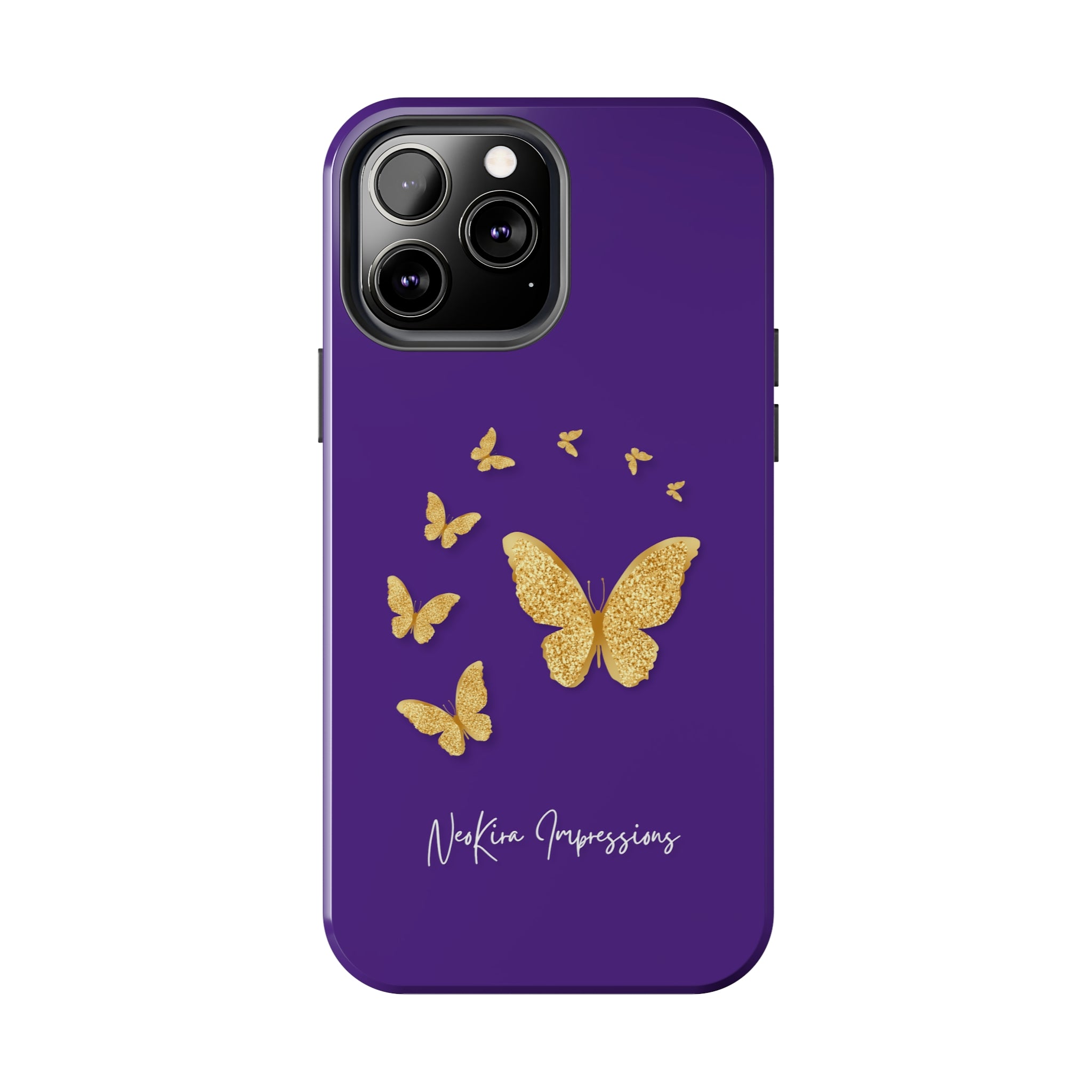 GOLDEN BUTTERFLIES Tough Phone Cases Phone Case Printify   