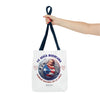 YO SERIA BORINCANA AUNQUE... Tote Bag Tote Bag Printify   