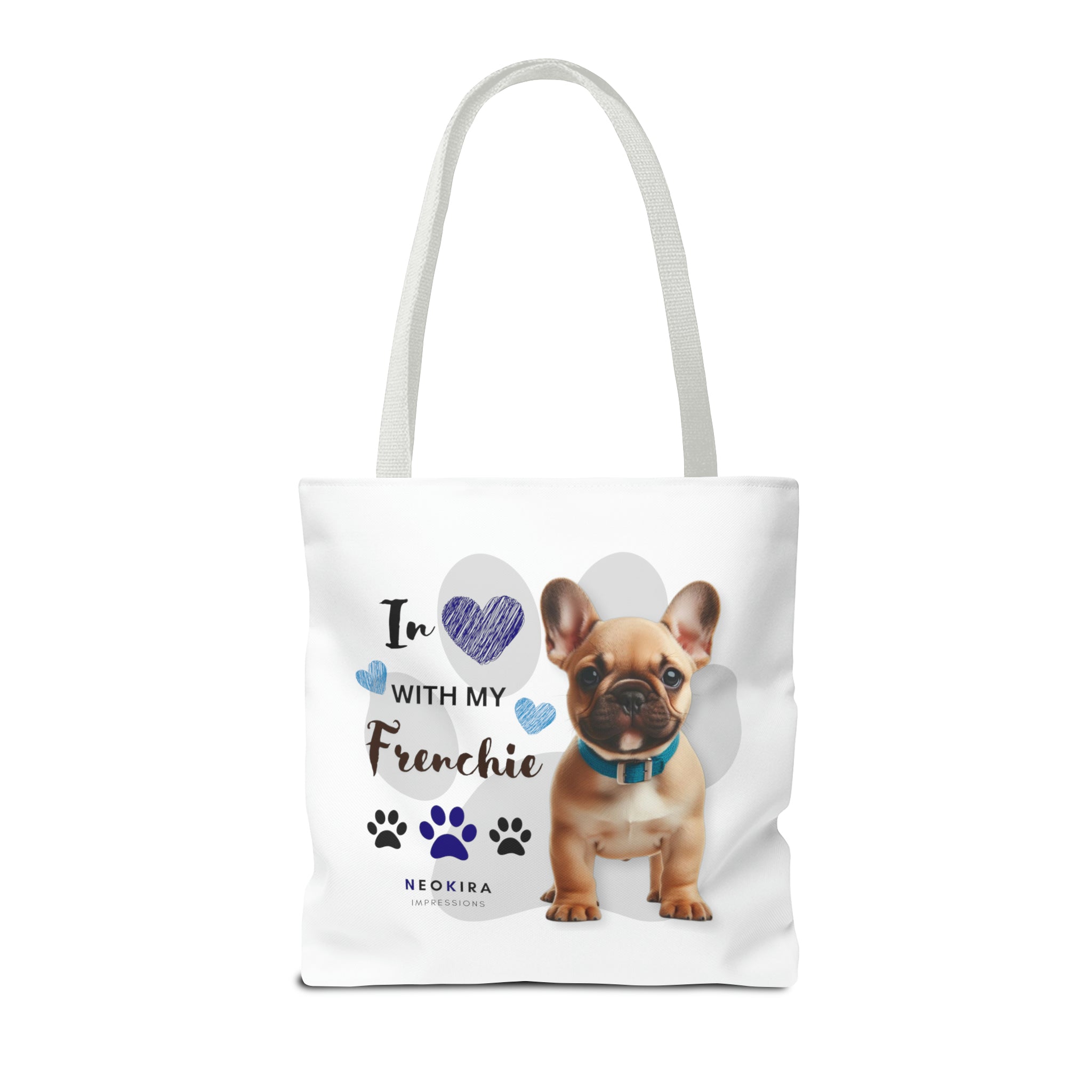 FRENCHIE Tote Bag Tote Bag Printify   