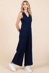 Mittoshop Sleeveless Wide Leg Denim Jumpsuit Jumpsuits Trendsi   