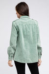 BiBi Corduroy Buttoned Down Jacket Jacket BiBi   