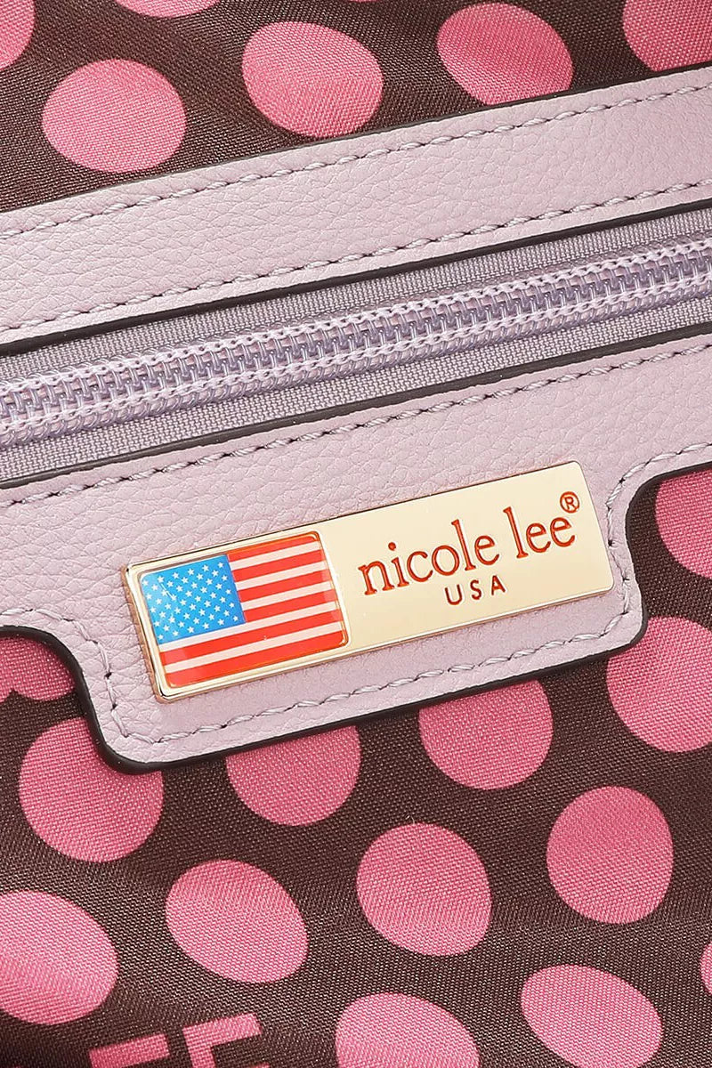 Nicole Lee USA Dreams Blossom Dome Handbag Floral Glam - NeoKira Unlimited