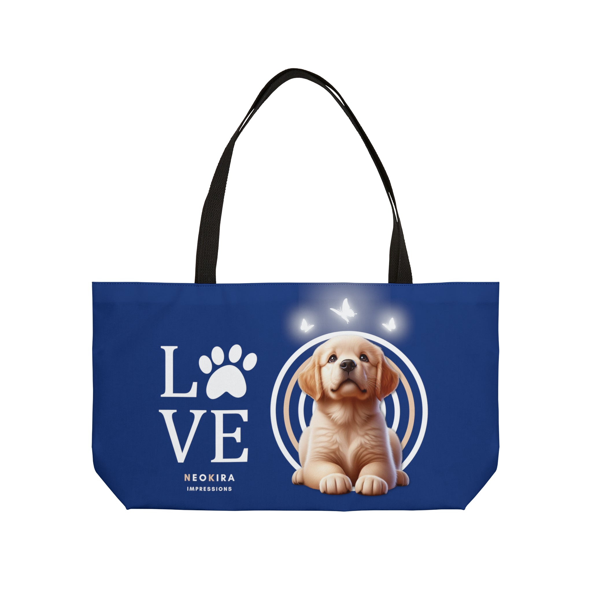 DOG LOVE  Tote Bag Tote Bag Printify   