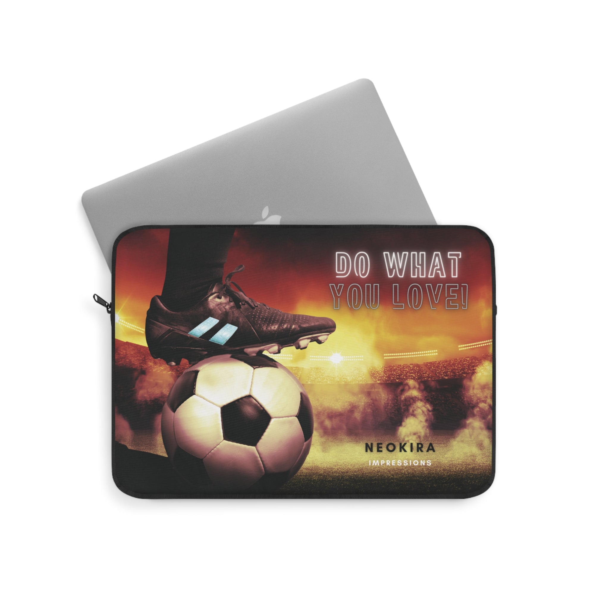 SOCCER Laptop Sleeve Laptop Sleeve Printify   