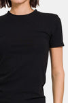 Zenana Crew Neck Short Sleeve T-Shirt T-Shirt Trendsi   