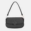 David Jones Vegan Leather Shoulder Bag Handbag Trendsi Black One Size 