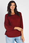 Cherish Apparel Drop Shoulder Puff Sleeve Top Top Trendsi   