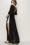 HYFVE Tie Back Maxi Split Cover Up Dress Cover Up Trendsi   