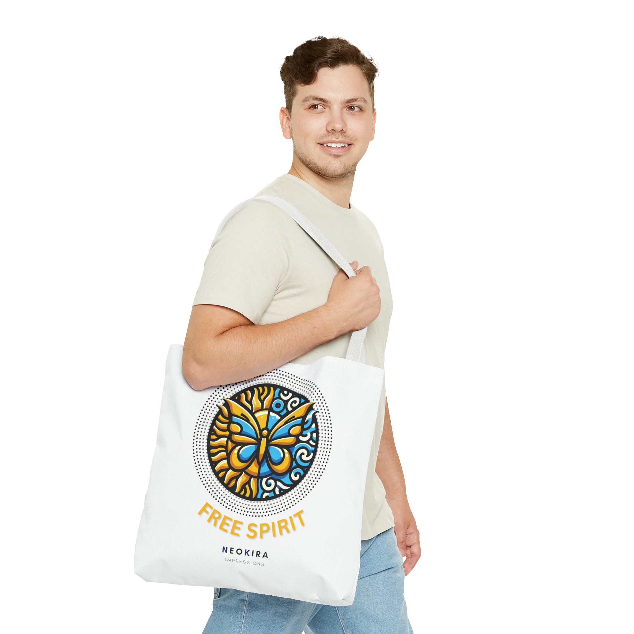 FREE SPIRIT Tote Bag Tote Bag Printify   