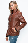 How Dare U Pocketed Zip Up Puffer Jacket with Removable Hood - NeoKira Unlimited