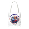 YO SERIA BORINCANA AUNQUE... Tote Bag Tote Bag Printify   