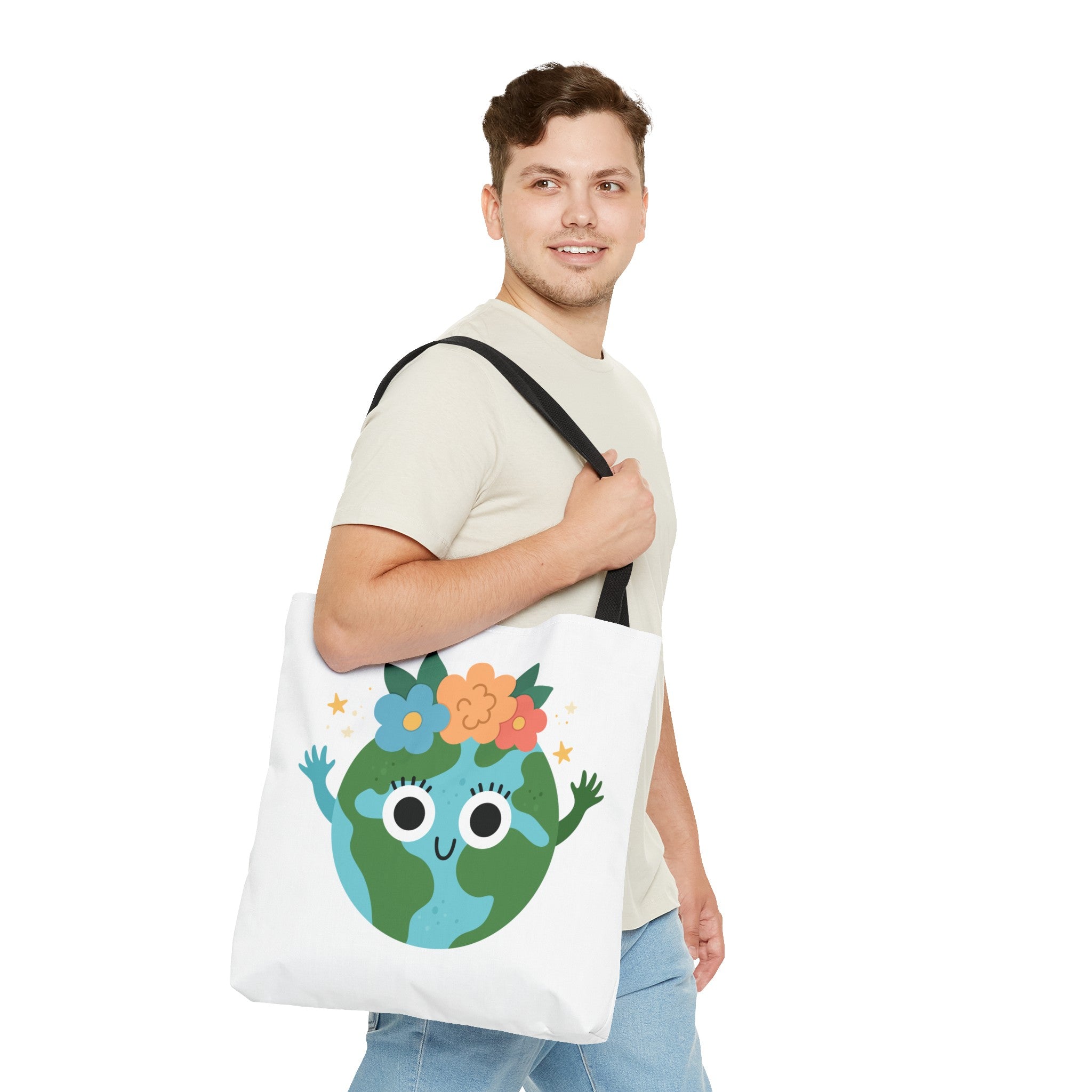 EARTH Tote Bag (AOP) Tote Bag Printify   