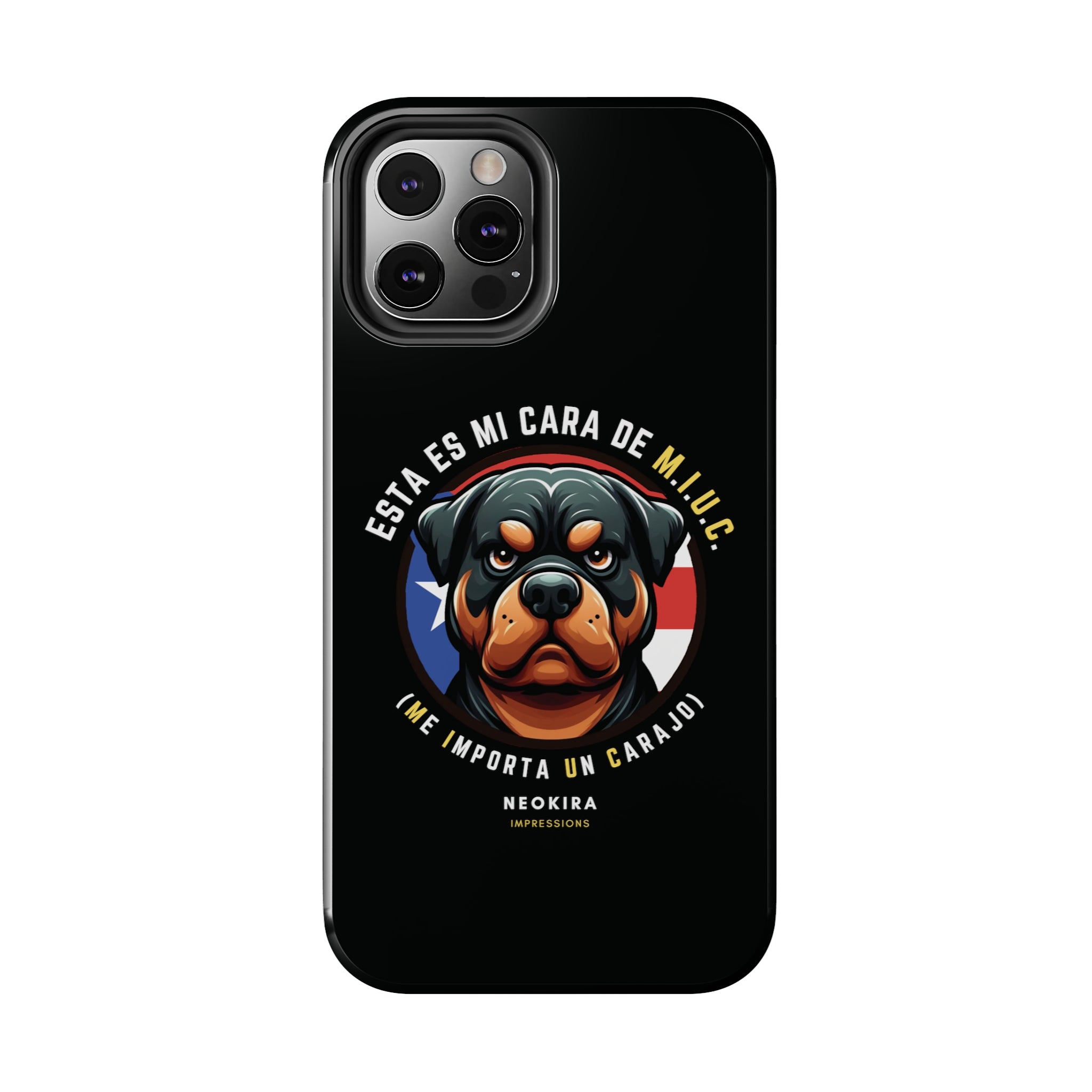 M.I.U.C. (BLACK) Tough Phone Cases Phone Case Printify   