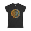 CELTIC SUN & MOON Women's Softstyle Tee T-Shirt Printify Black S 