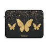 GOLDEN BUTTERFLIES Laptop Sleeve Laptop Sleeve Printify 15"  