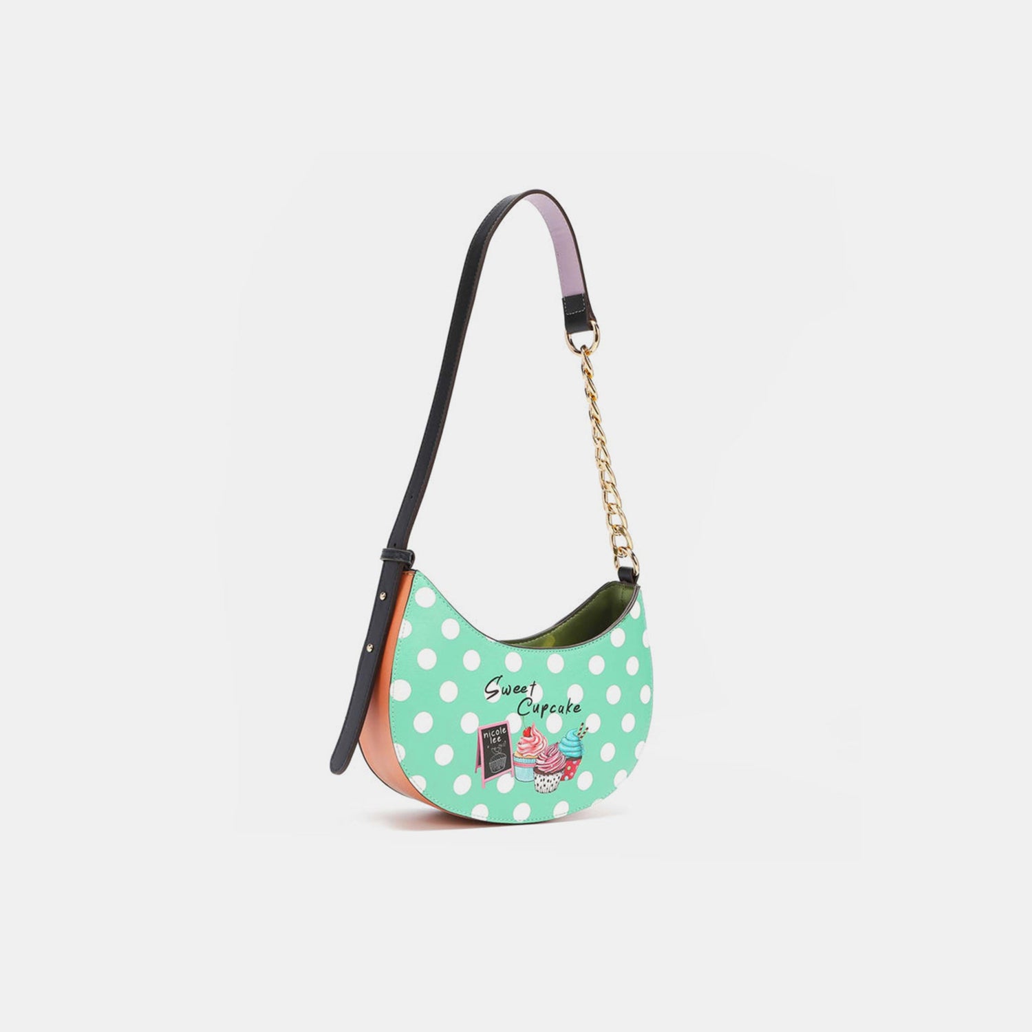 Nicole Lee USA Vegan Leather Polka Dot Shoulder Bag - NeoKira Unlimited