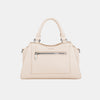 David Jones PU Leather Handbag Handbag Trendsi Ivory One Size 