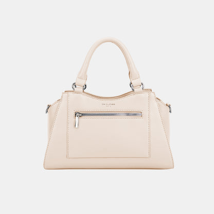 David Jones PU Leather Handbag Handbag Trendsi Ivory One Size 