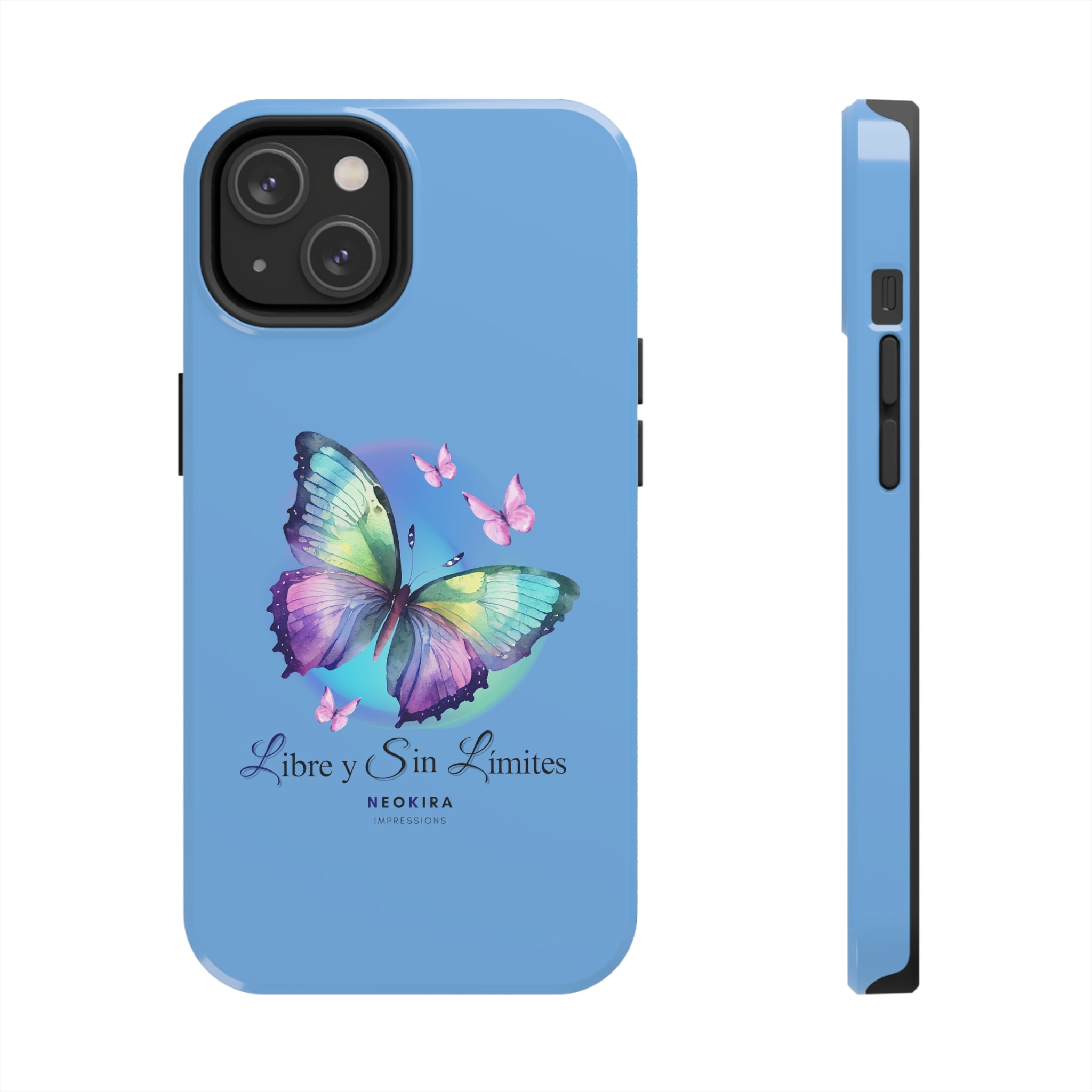 LIBRE Y SIN LIMITES (BLUE) Tough Phone Cases Phone Case Printify   