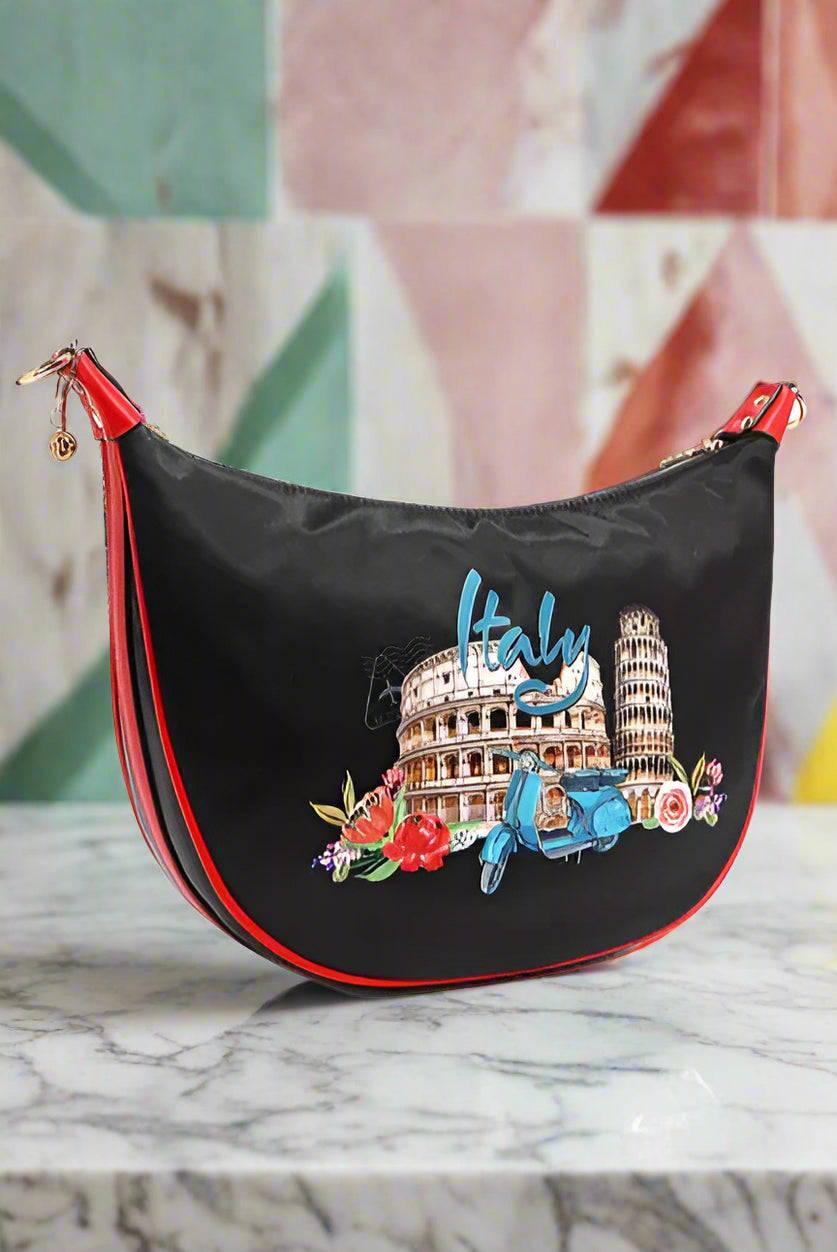 Nicole Lee USA Martha Travels Italy Boho Glam Shoulder Bag - NeoKira Unlimited