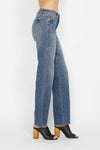 Judy Blue Full Size Tummy Control Straight Jeans Jeans Trendsi   