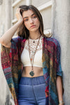 4 Layer Stone and Shell Bohemian Necklace - NeoKira Unlimited