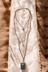 4 Layer Stone and Shell Bohemian Necklace - NeoKira Unlimited