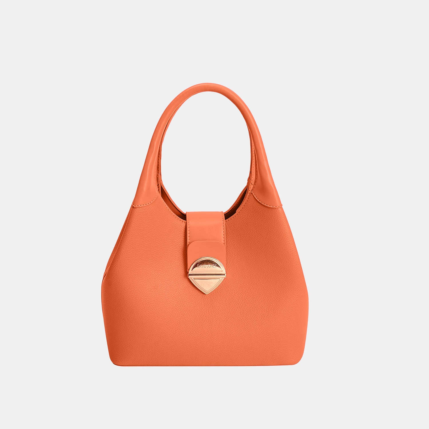 David Jones PU Leather Handbag Handbag Trendsi Orange One Size 