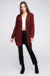 BiBi Twist Knitted Open Front Cardigan With Pockets Cardigan BiBi   