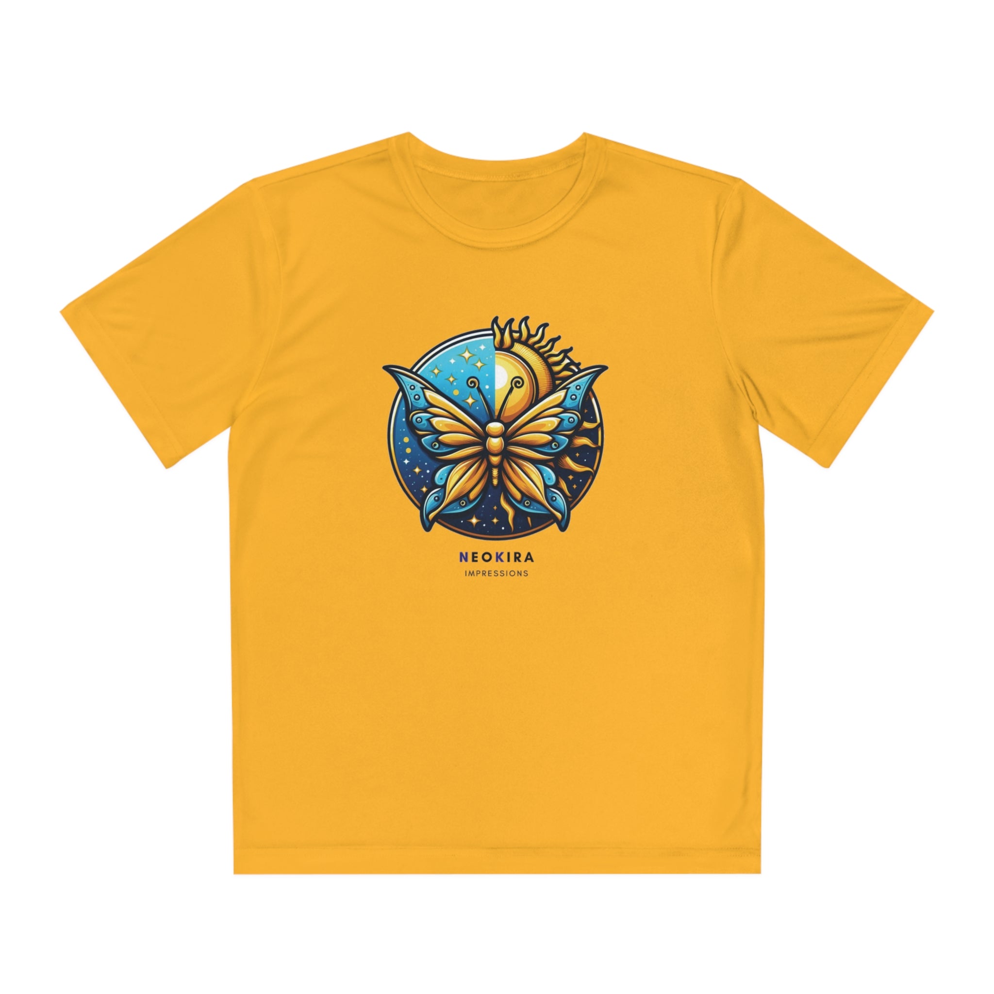 BUTTERFLY Youth Competitor Tee Kids clothes Printify Gold XS 