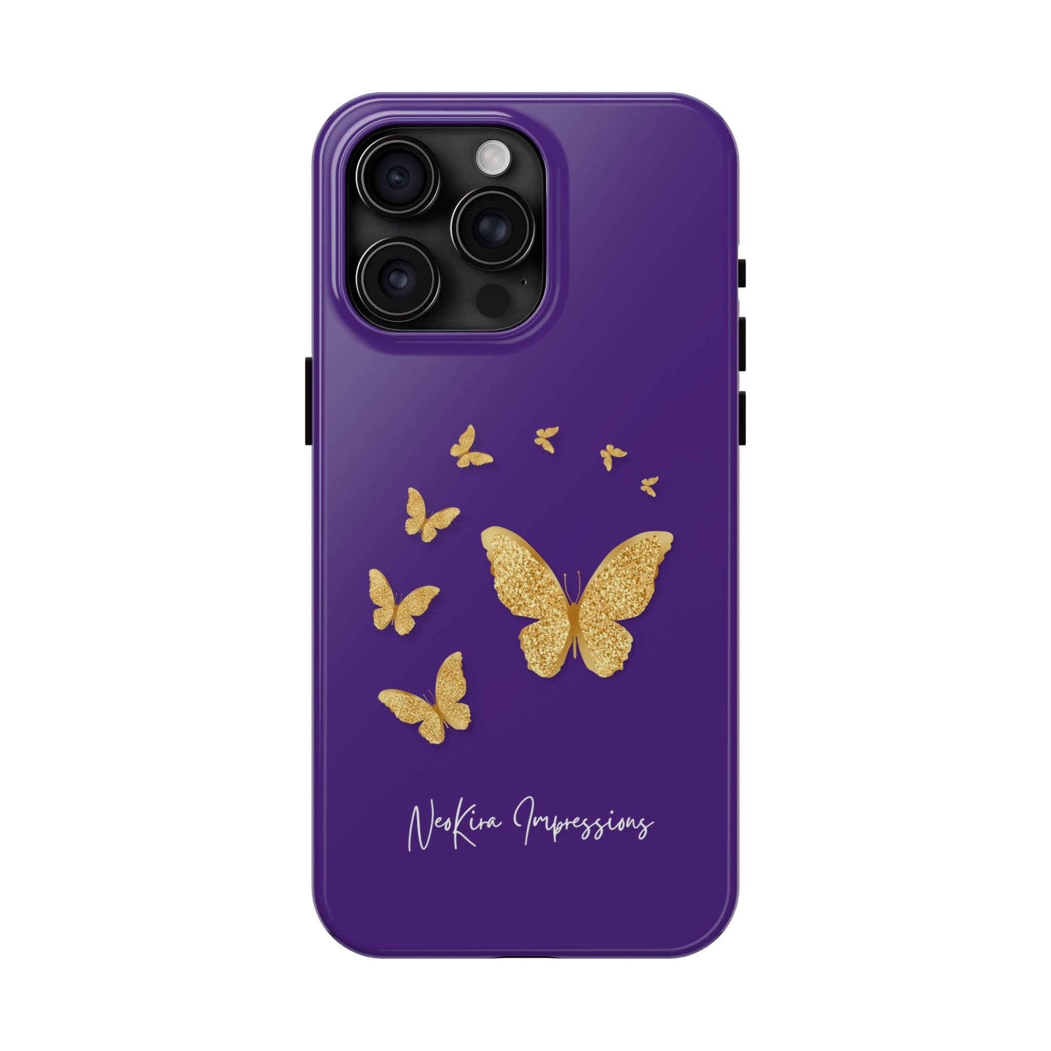 GOLDEN BUTTERFLIES Tough Phone Cases Phone Case Printify   