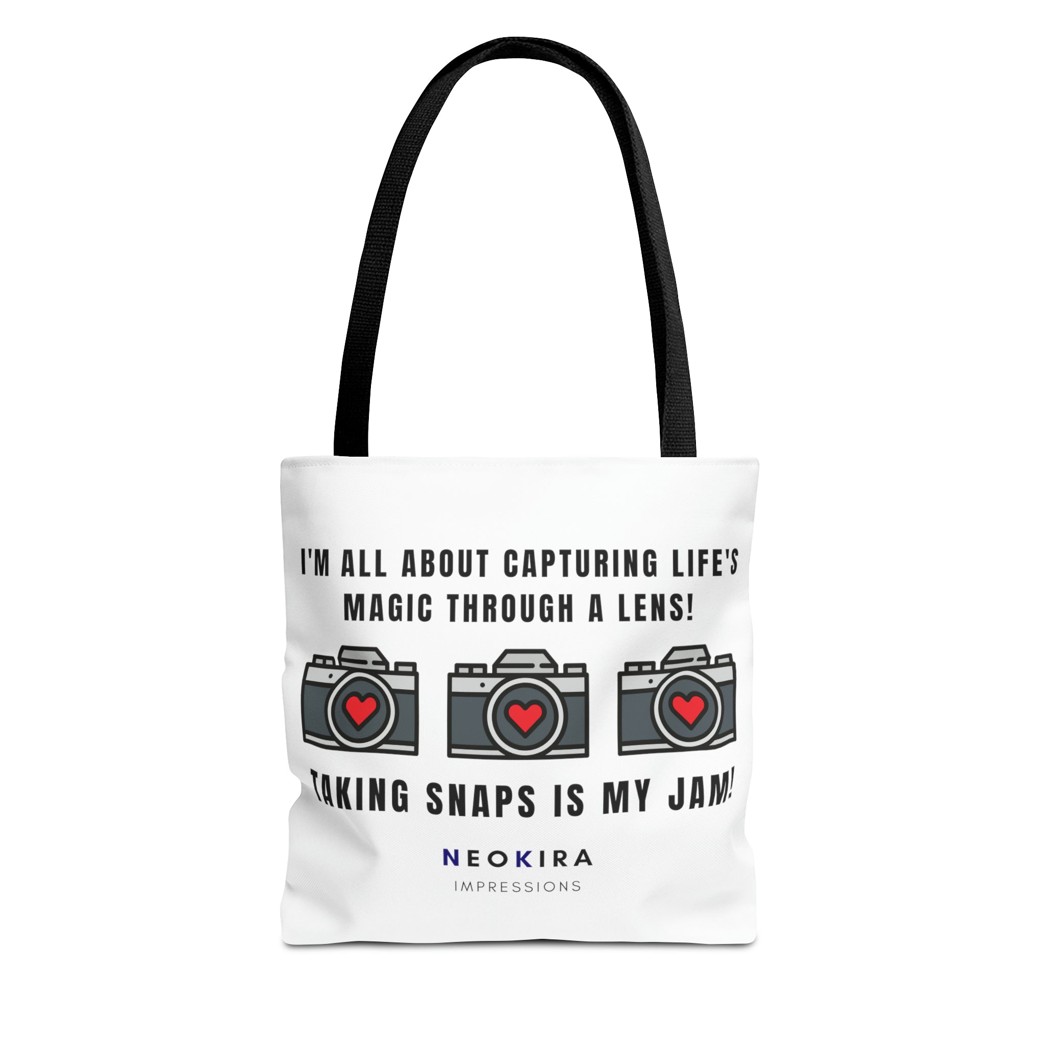 TAKING SNAPS IS MY JAM Tote Bag Tote Bag Printify 13