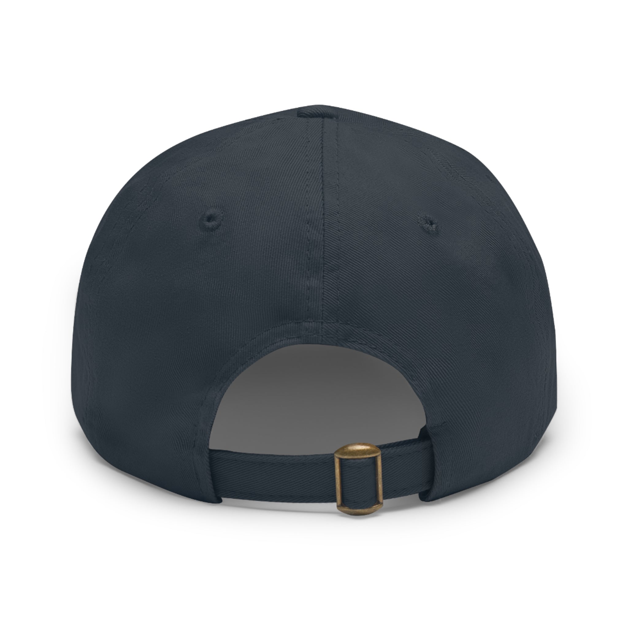 COOL TUXEDO CAT Dad Hat with Leather Patch (Round) Caps Printify   