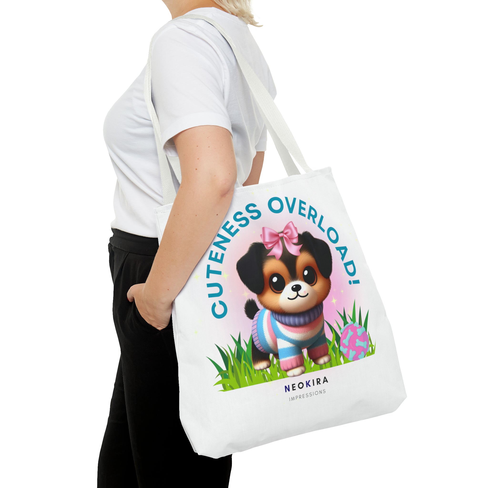 ADORABLE Tote Bag Tote Bag Printify   