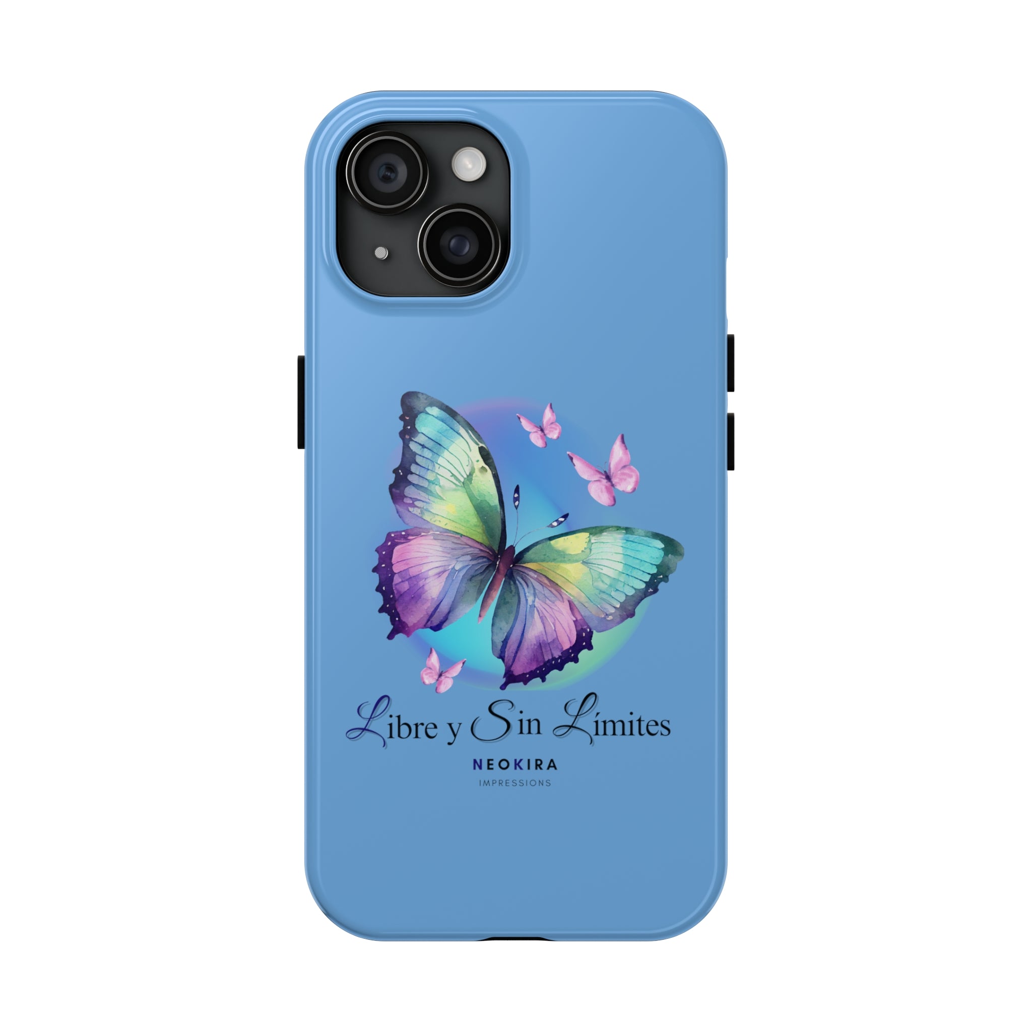 LIBRE Y SIN LIMITES (BLUE) Tough Phone Cases Phone Case Printify   