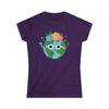 LOVE EARTH Women's Softstyle Tee T-Shirt Printify Purple S 