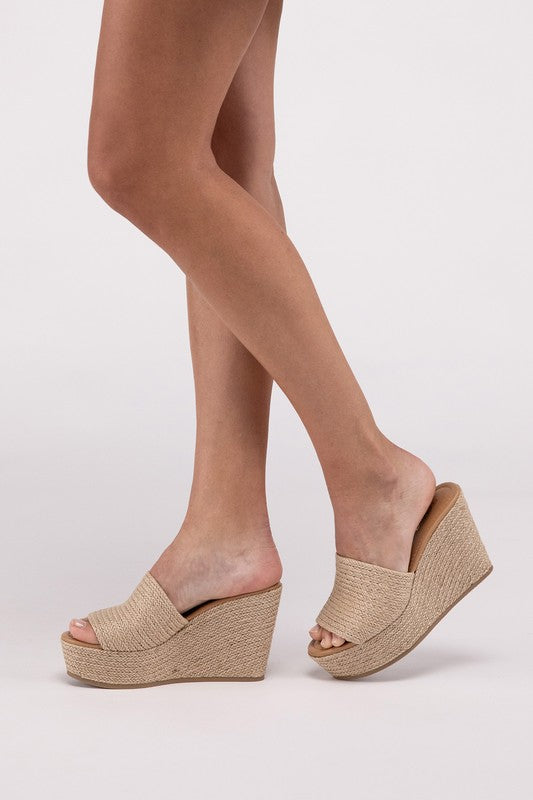 Bounty-S Wedge Platform Heels - NeoKira Unlimited