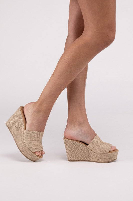 Bounty-S Wedge Platform Heels - NeoKira Unlimited