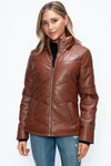 How Dare U Pocketed Zip Up Puffer Jacket with Removable Hood - NeoKira Unlimited