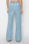 RISEN High Rise Straight Jeans Jeans Trendsi   